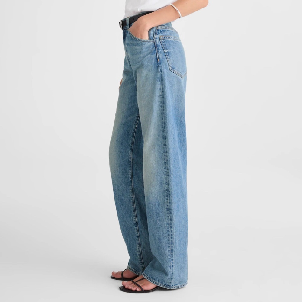 NWT Madewell The Balloon Jean Distressed Barrel Leg Size 26 - Picture 3 of 16